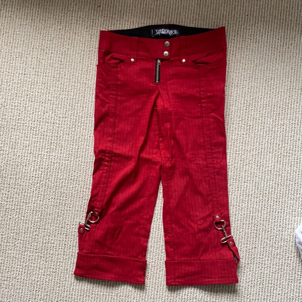 Lip Service pinstripe crop pants